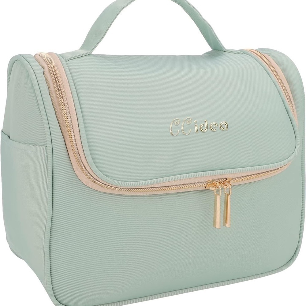 CCIDEA Cosmetic Bag Makeup Bag Large Toiletry Bag Organizer (Green)